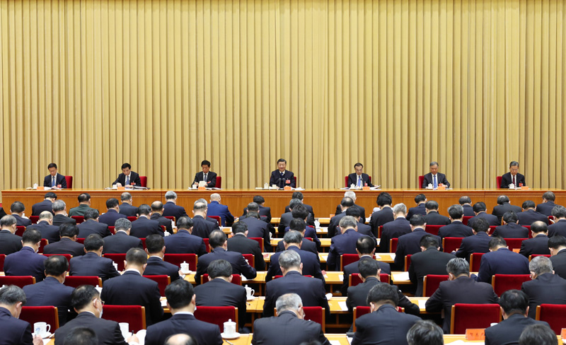 12月8日至10日,中央經濟工作會議在北京舉行。中共中央總書記、國家主席、中央軍委主席習近平出席會議并發表重要講話。李克強、栗戰書、汪洋、王滬寧、趙樂際、韓正出席會議。新華社記者 王曄 攝